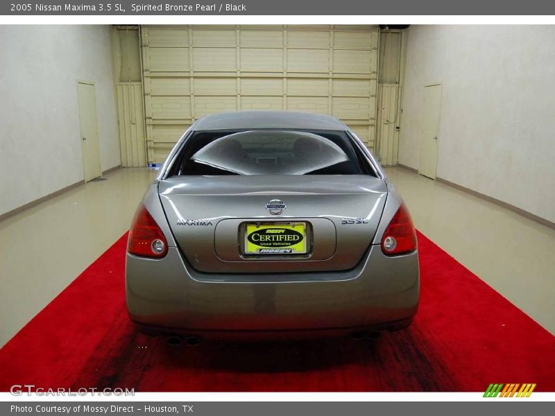 Spirited Bronze Pearl / Black 2005 Nissan Maxima 3.5 SL