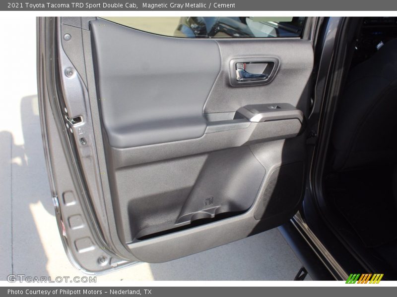 Magnetic Gray Metallic / Cement 2021 Toyota Tacoma TRD Sport Double Cab