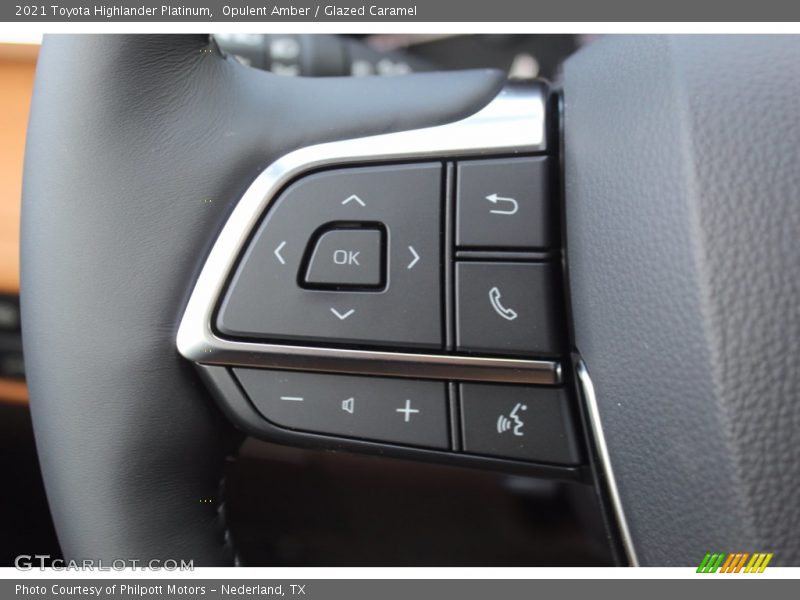 Opulent Amber / Glazed Caramel 2021 Toyota Highlander Platinum