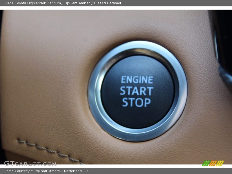 Opulent Amber / Glazed Caramel 2021 Toyota Highlander Platinum