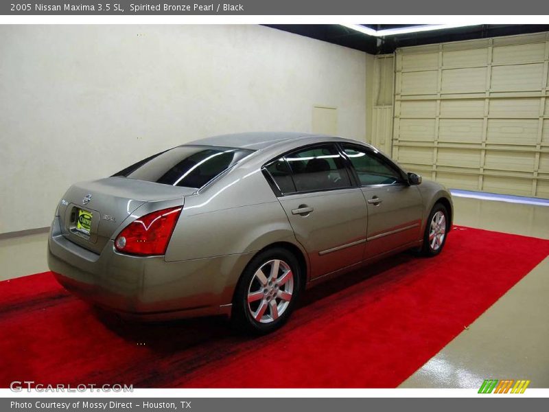 Spirited Bronze Pearl / Black 2005 Nissan Maxima 3.5 SL