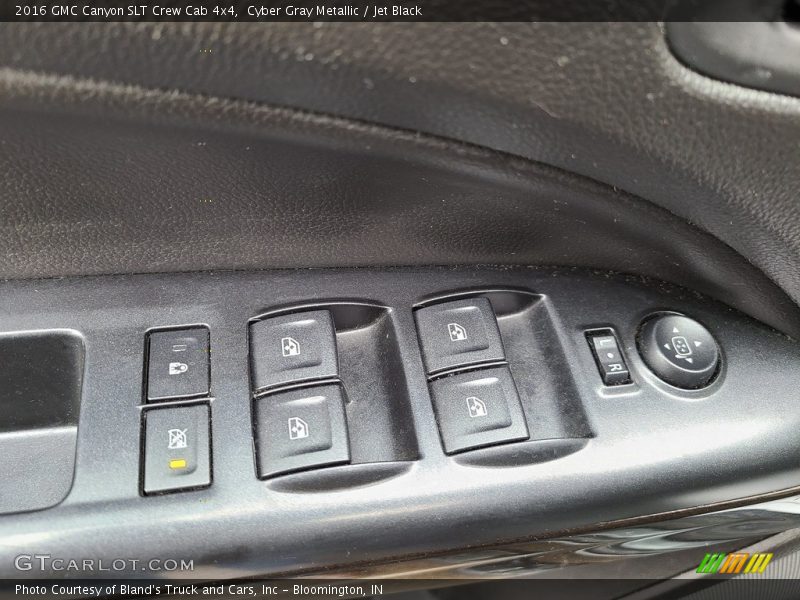 Cyber Gray Metallic / Jet Black 2016 GMC Canyon SLT Crew Cab 4x4