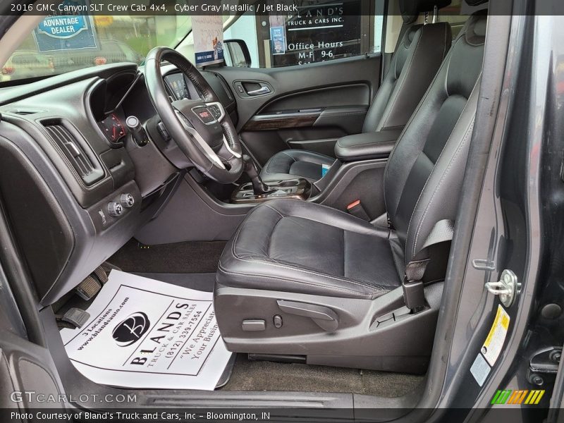 Cyber Gray Metallic / Jet Black 2016 GMC Canyon SLT Crew Cab 4x4
