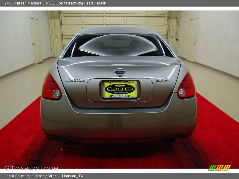 Spirited Bronze Pearl / Black 2005 Nissan Maxima 3.5 SL