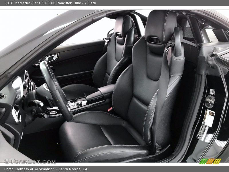Black / Black 2018 Mercedes-Benz SLC 300 Roadster