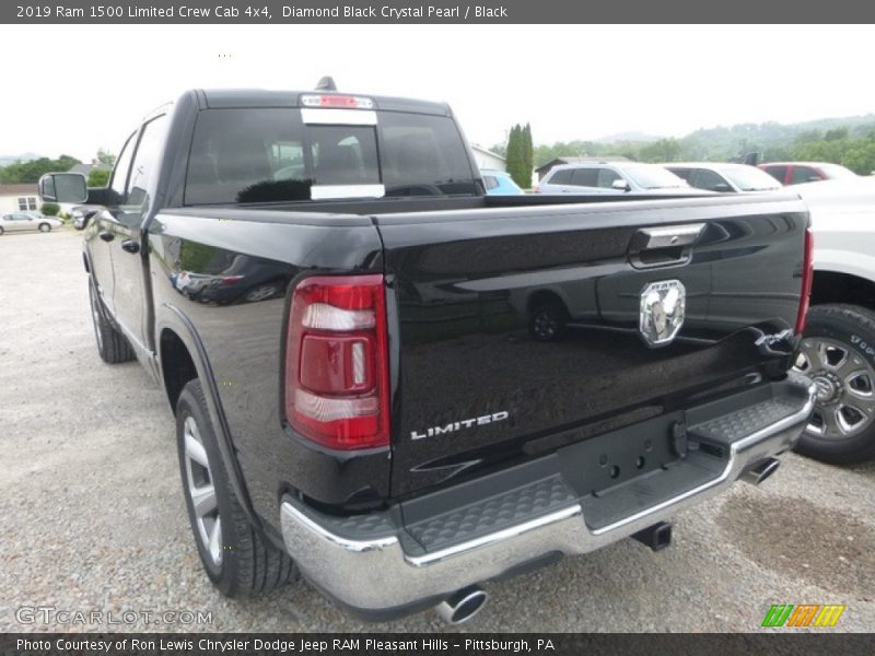Diamond Black Crystal Pearl / Black 2019 Ram 1500 Limited Crew Cab 4x4