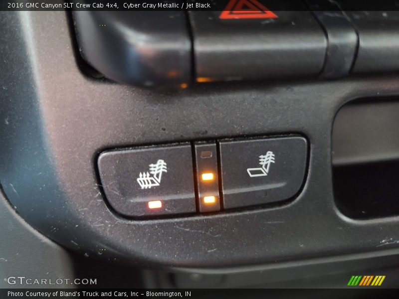 Cyber Gray Metallic / Jet Black 2016 GMC Canyon SLT Crew Cab 4x4