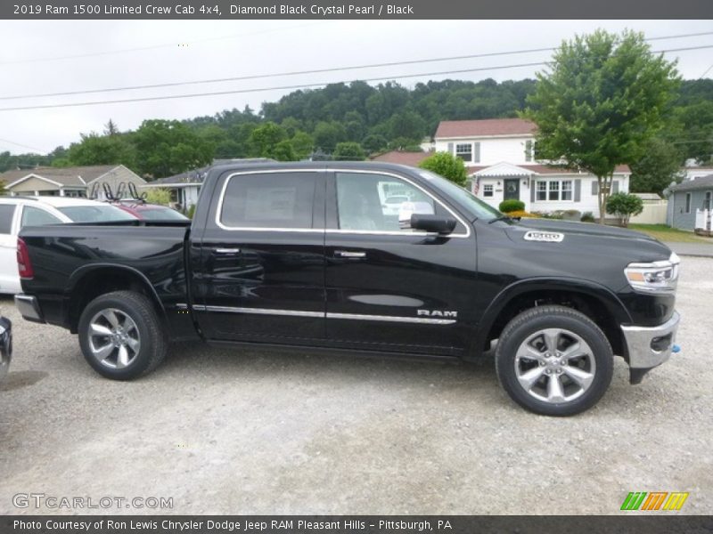 Diamond Black Crystal Pearl / Black 2019 Ram 1500 Limited Crew Cab 4x4