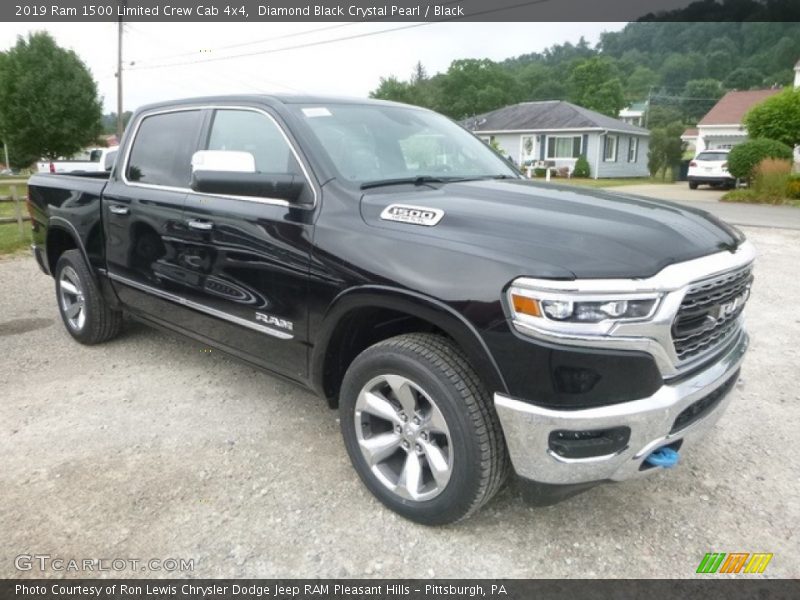 Diamond Black Crystal Pearl / Black 2019 Ram 1500 Limited Crew Cab 4x4