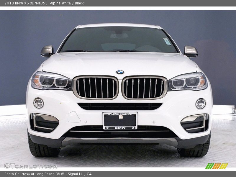 Alpine White / Black 2018 BMW X6 sDrive35i