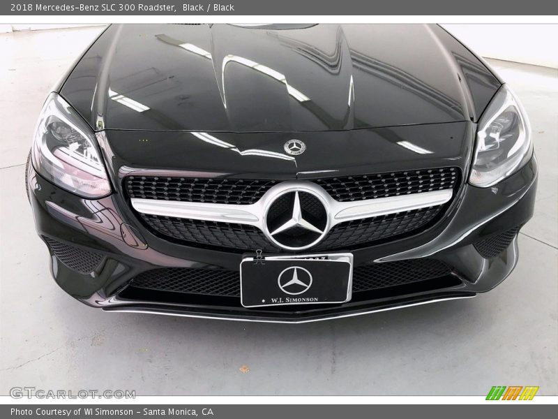 Black / Black 2018 Mercedes-Benz SLC 300 Roadster