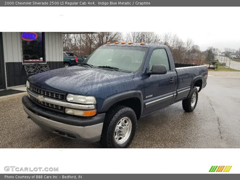 Indigo Blue Metallic / Graphite 2000 Chevrolet Silverado 2500 LS Regular Cab 4x4