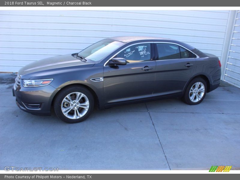 Magnetic / Charcoal Black 2018 Ford Taurus SEL