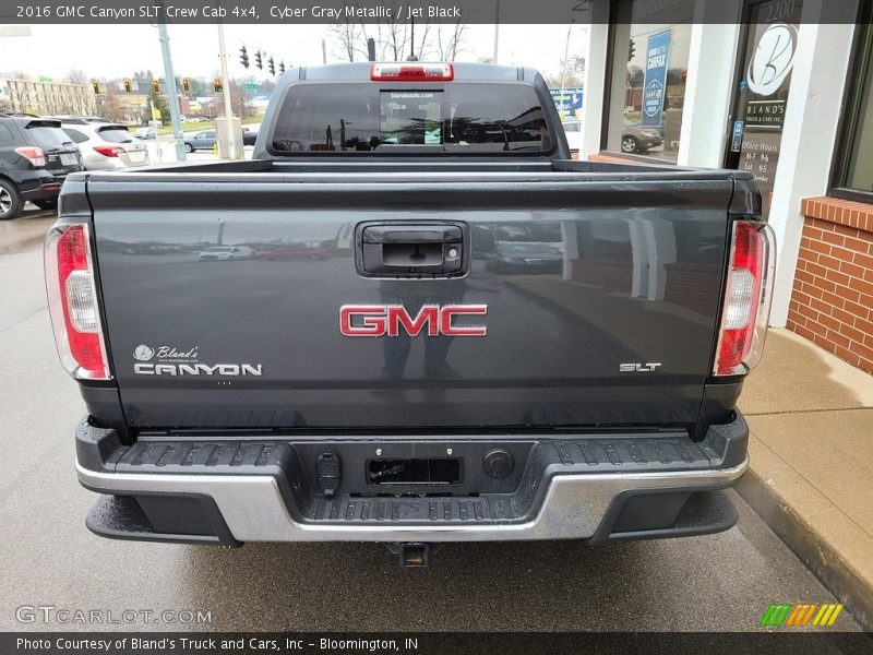 Cyber Gray Metallic / Jet Black 2016 GMC Canyon SLT Crew Cab 4x4
