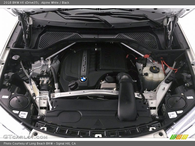 Alpine White / Black 2018 BMW X6 sDrive35i