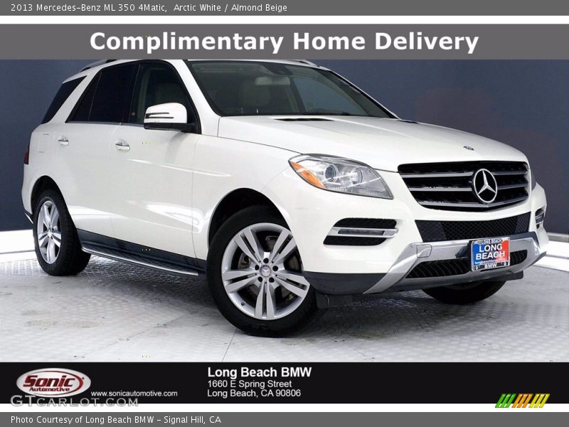 Arctic White / Almond Beige 2013 Mercedes-Benz ML 350 4Matic