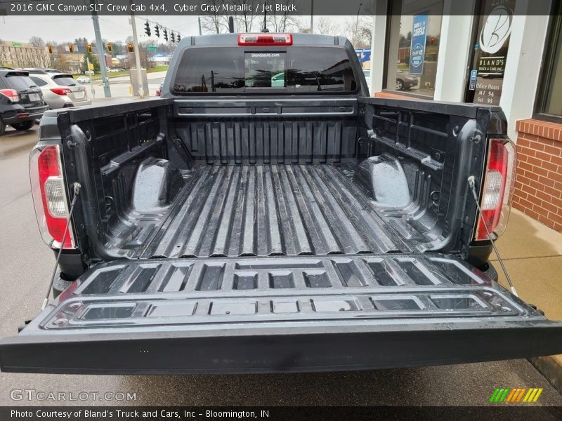 Cyber Gray Metallic / Jet Black 2016 GMC Canyon SLT Crew Cab 4x4