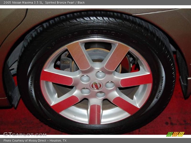 Spirited Bronze Pearl / Black 2005 Nissan Maxima 3.5 SL