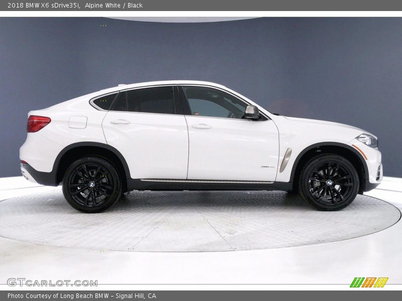 Alpine White / Black 2018 BMW X6 sDrive35i