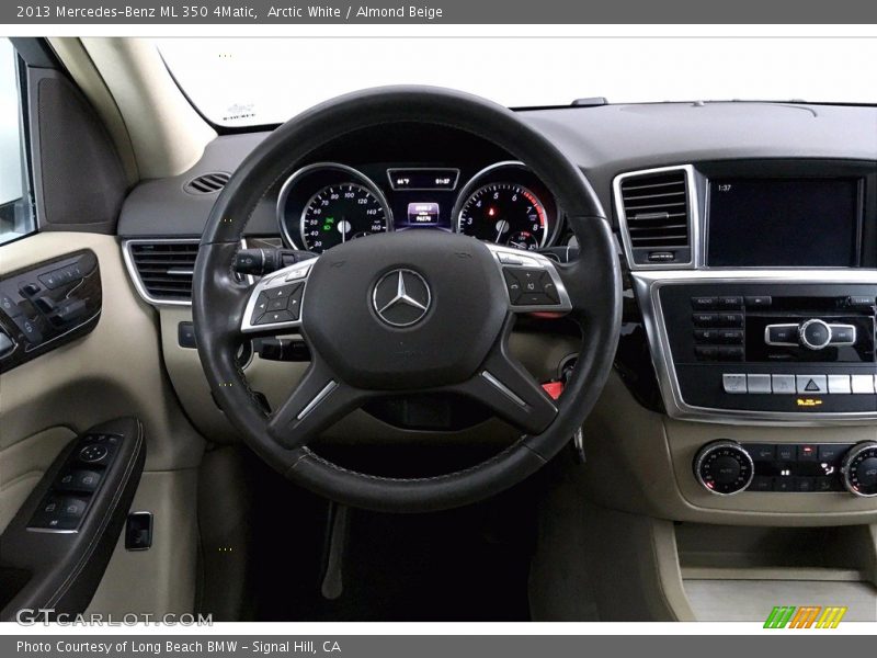 Arctic White / Almond Beige 2013 Mercedes-Benz ML 350 4Matic