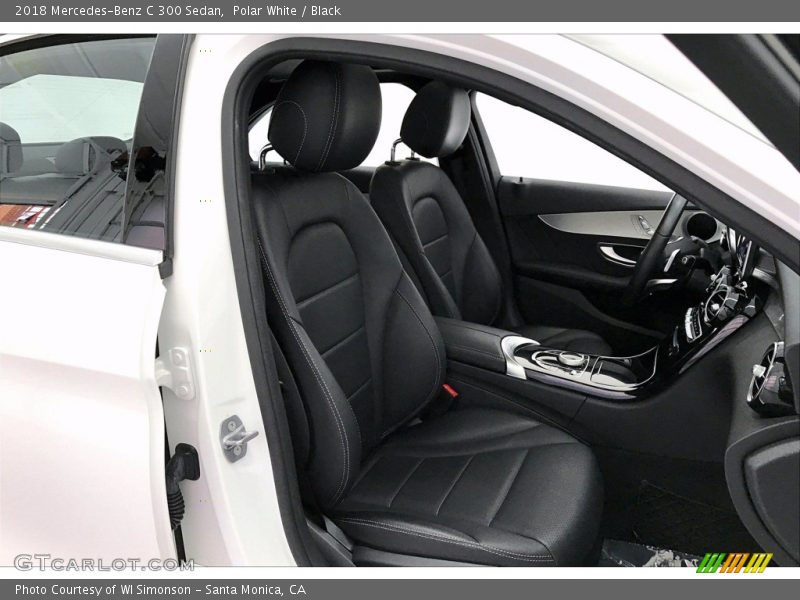 Polar White / Black 2018 Mercedes-Benz C 300 Sedan