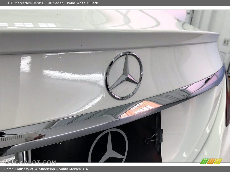 Polar White / Black 2018 Mercedes-Benz C 300 Sedan