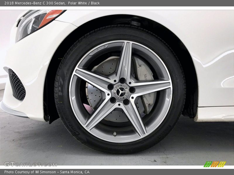 Polar White / Black 2018 Mercedes-Benz C 300 Sedan