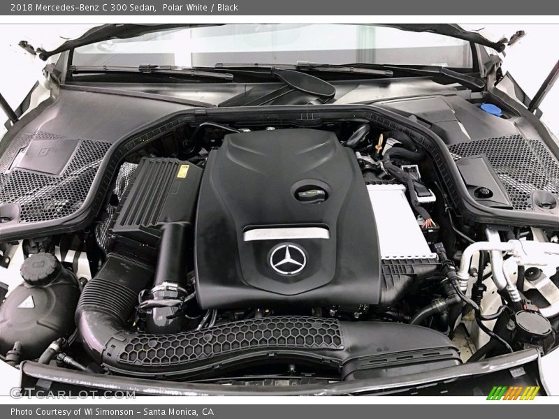 Polar White / Black 2018 Mercedes-Benz C 300 Sedan