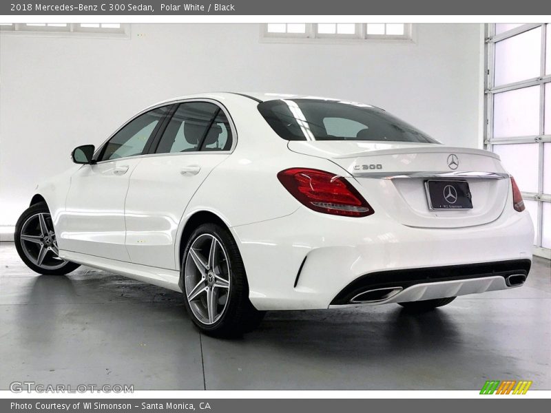 Polar White / Black 2018 Mercedes-Benz C 300 Sedan
