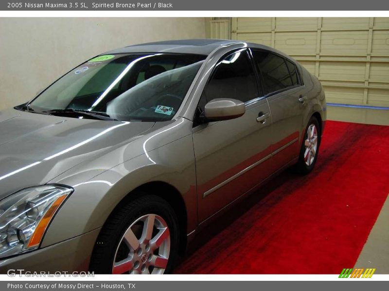 Spirited Bronze Pearl / Black 2005 Nissan Maxima 3.5 SL