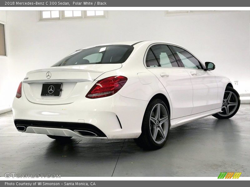 Polar White / Black 2018 Mercedes-Benz C 300 Sedan
