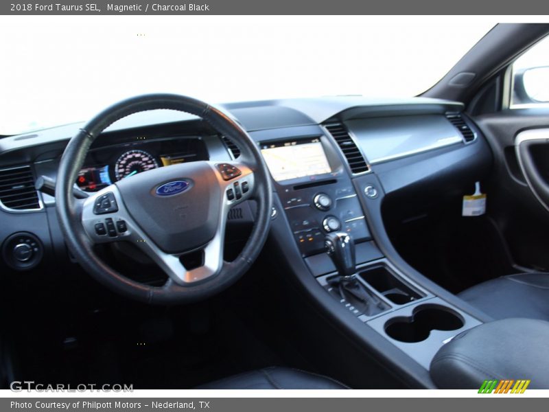 Magnetic / Charcoal Black 2018 Ford Taurus SEL