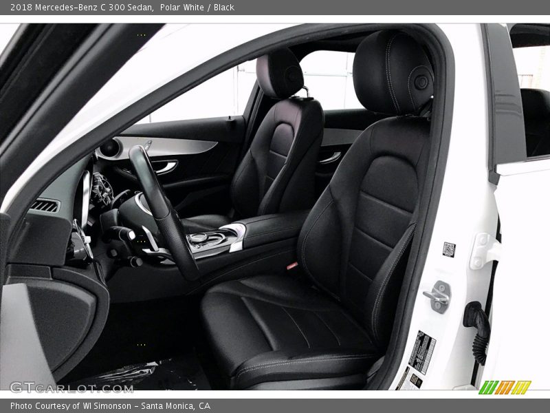 Polar White / Black 2018 Mercedes-Benz C 300 Sedan