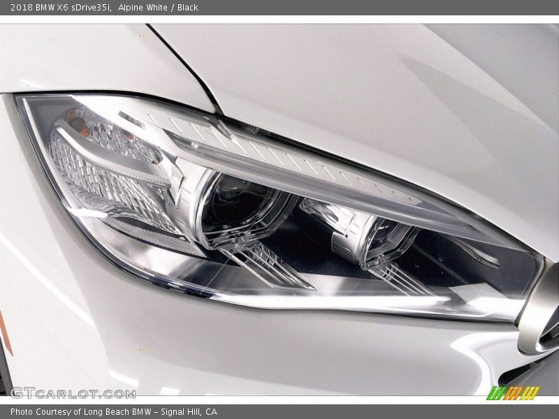 Alpine White / Black 2018 BMW X6 sDrive35i