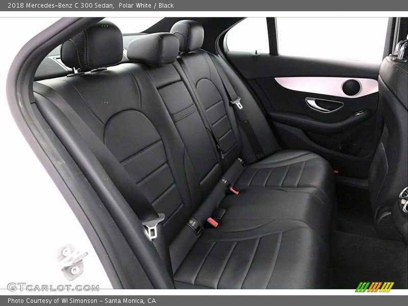 Polar White / Black 2018 Mercedes-Benz C 300 Sedan