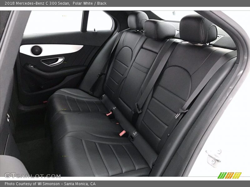 Polar White / Black 2018 Mercedes-Benz C 300 Sedan