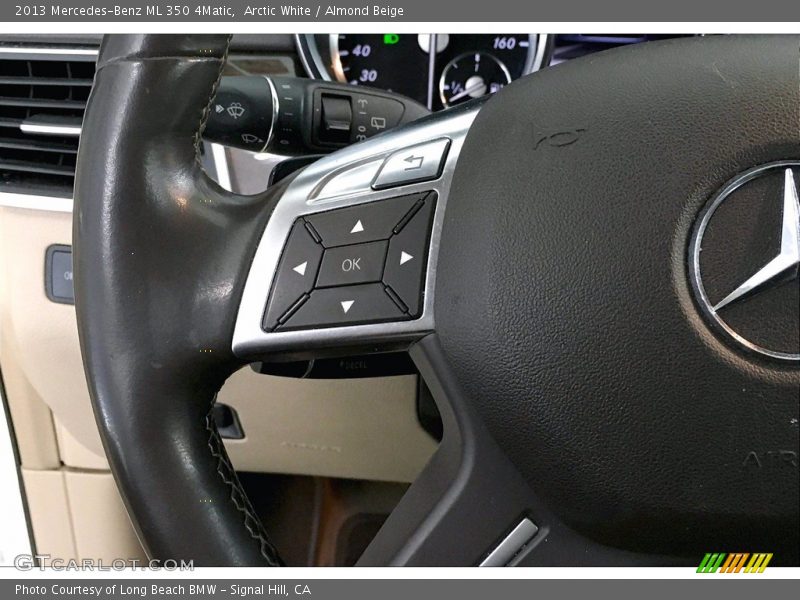Arctic White / Almond Beige 2013 Mercedes-Benz ML 350 4Matic