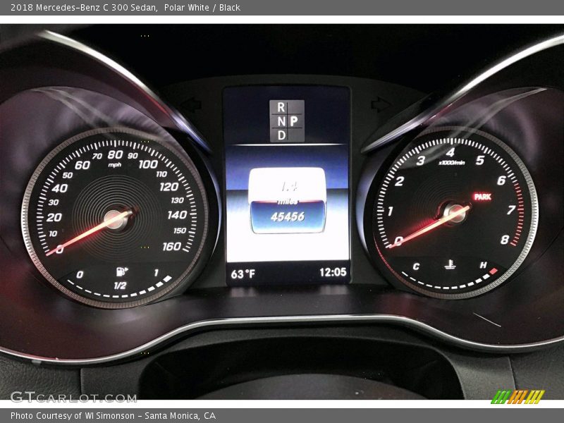 Polar White / Black 2018 Mercedes-Benz C 300 Sedan