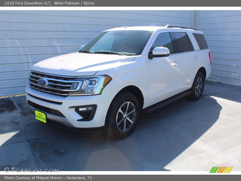 White Platinum / Ebony 2018 Ford Expedition XLT