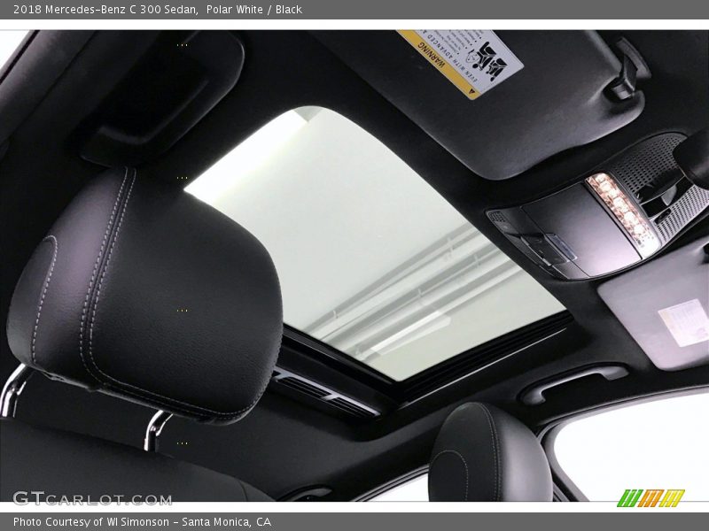 Polar White / Black 2018 Mercedes-Benz C 300 Sedan
