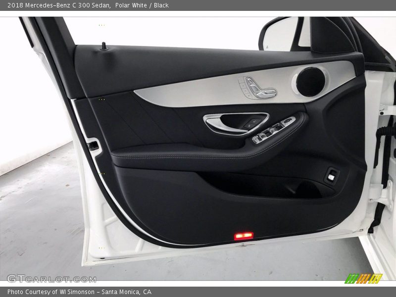 Polar White / Black 2018 Mercedes-Benz C 300 Sedan
