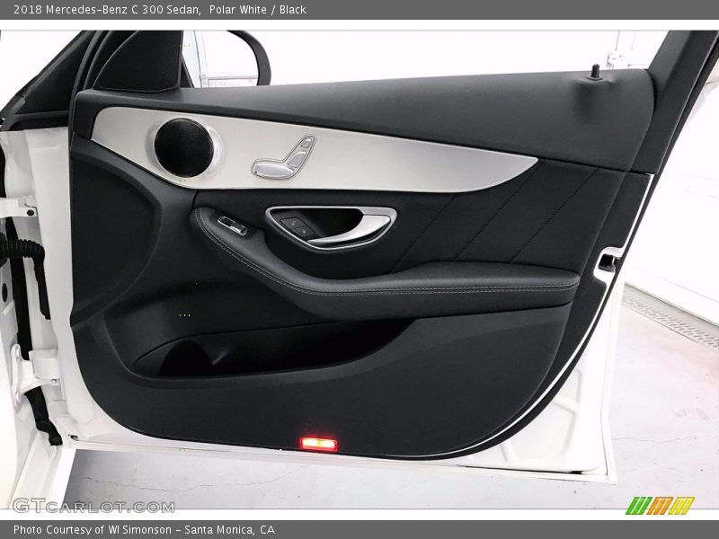 Polar White / Black 2018 Mercedes-Benz C 300 Sedan