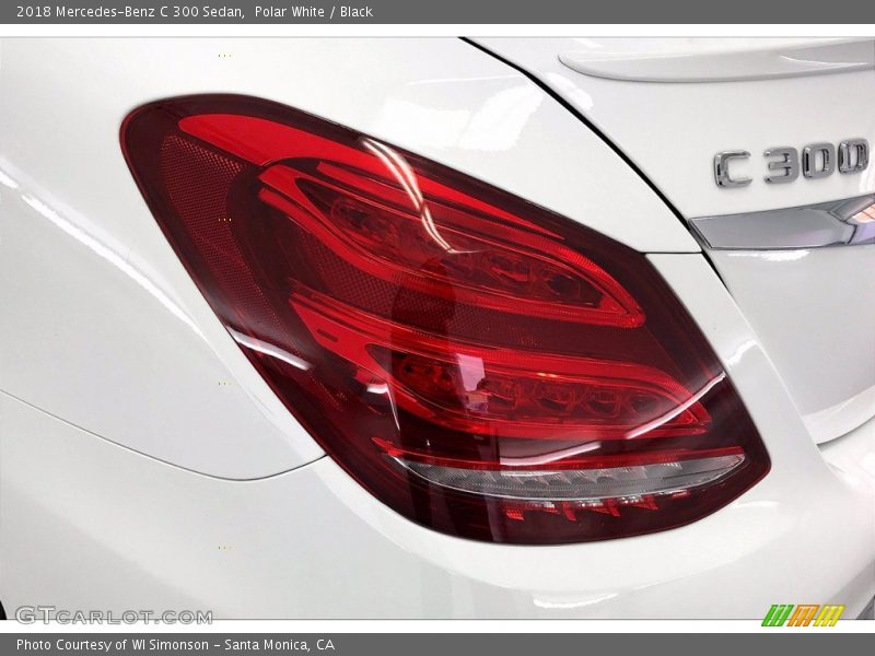 Polar White / Black 2018 Mercedes-Benz C 300 Sedan
