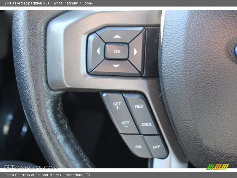 White Platinum / Ebony 2018 Ford Expedition XLT