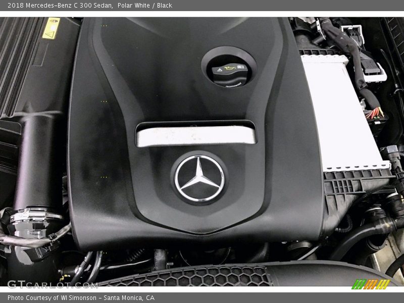 Polar White / Black 2018 Mercedes-Benz C 300 Sedan
