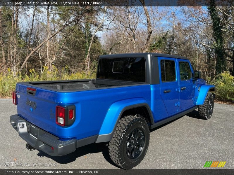 Hydro Blue Pearl / Black 2021 Jeep Gladiator Willys 4x4