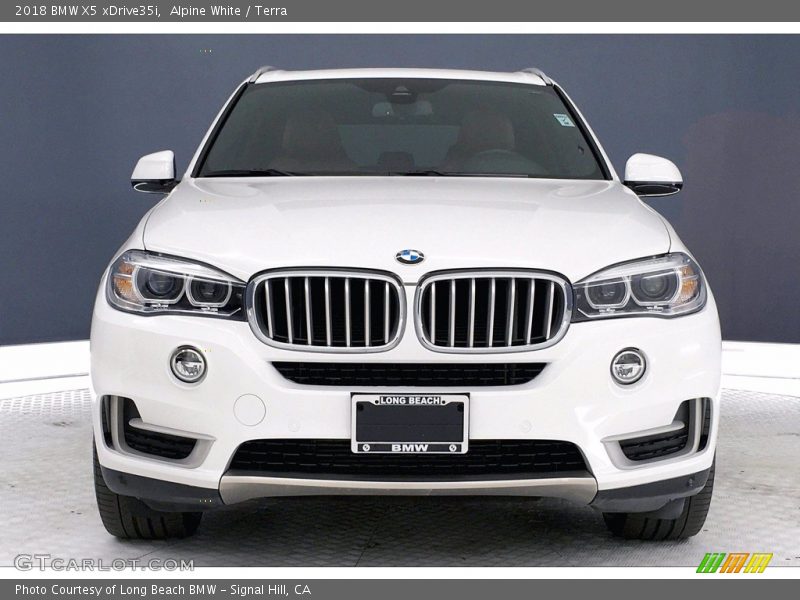 Alpine White / Terra 2018 BMW X5 xDrive35i