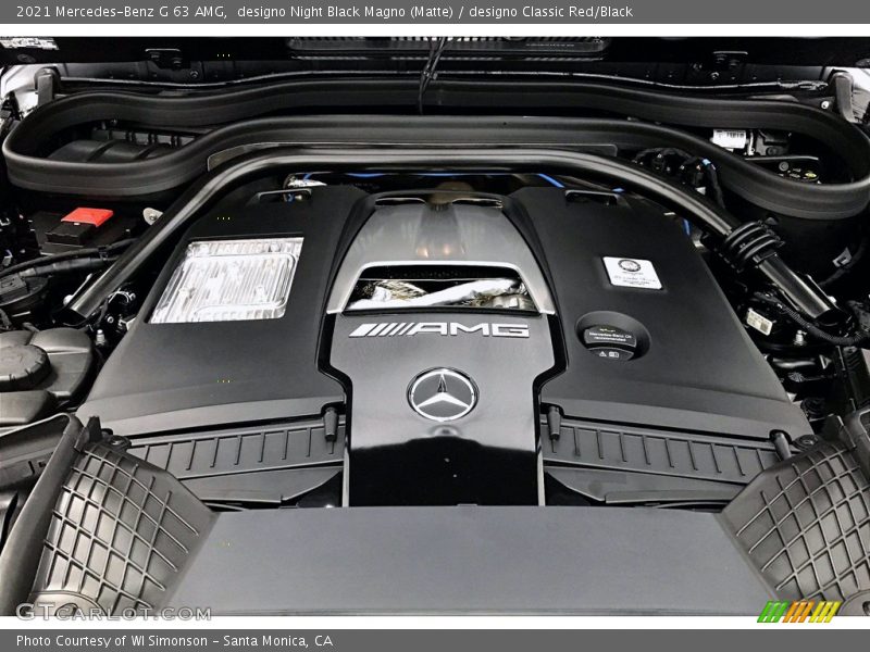  2021 G 63 AMG Engine - 4.0 Liter DI biturbo DOHC 32-Valve VVT V8