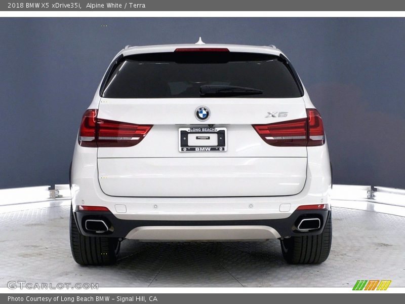 Alpine White / Terra 2018 BMW X5 xDrive35i