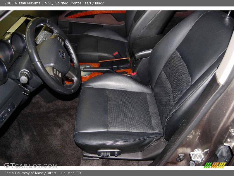 Spirited Bronze Pearl / Black 2005 Nissan Maxima 3.5 SL